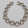 Monet modernist links choker & unsigned fur clip