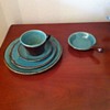 My Grandmother's (and I am 60) old two toned pottery dishes & large serving dishes