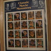 "Classic Movie Monsters" uncut sheet of stamps