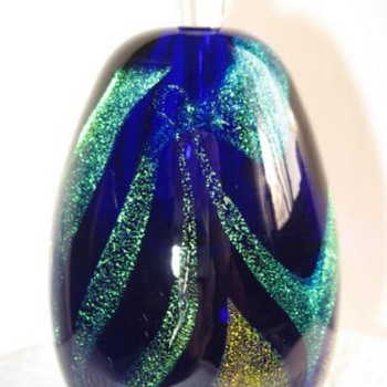 Cobalt Scent Bottle - Art Glass