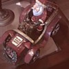 Santa Musical Metal Car