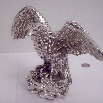 Miller Brewery Sterling Silver Eagle Figurine/Statue CEO Presentation Piece