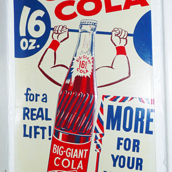 Big Giant Cola 16oz Tin Sign