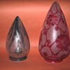 St Louis Acid etched shades - Cameo Glass