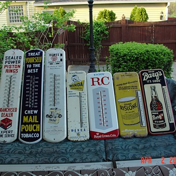 Seven Old Thermometers...from "1937" to "1960's"
