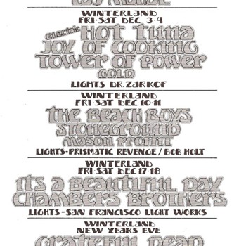 Randy Tuten handbill, late 1971