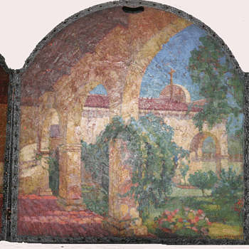 Mission Fireplace Screen by Owen Anda Holmwood - Arts and Crafts
