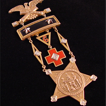 GAR Medal c. 1933 New Jersey  - Military and Wartime