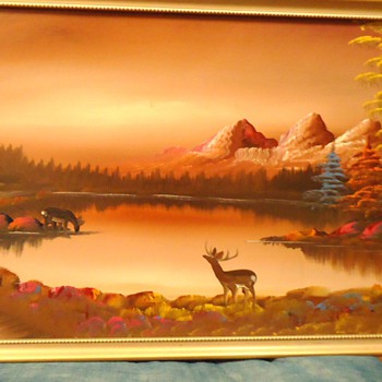 Burnette G. Pletan "Fastest Artist in the World" Art on the outside! 1910-1991