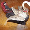 Antique Cast Iron Mother Goose Mechanical Buggy?
