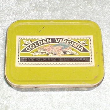 Golden Virginia tobacco tin