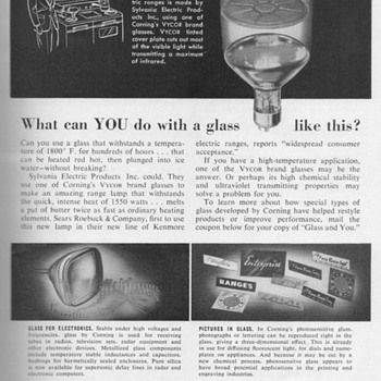 1953 - Corning Glass Advertisement