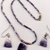 Some of my jewelry and beaded Native American knife sheath