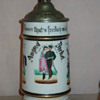 Imperial German Reservist's stein of August Birkel, 5th Squadron, 5th Bavarian Chevaulegers, who served 1888-1891.