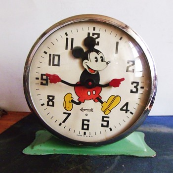 Project Update...Completed the Task....AU 1934 Ingersoll Mickey Alarm Clock - Clocks