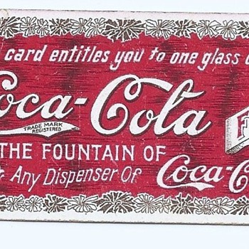 1906 Coca-Cola Coupon - Coca-Cola