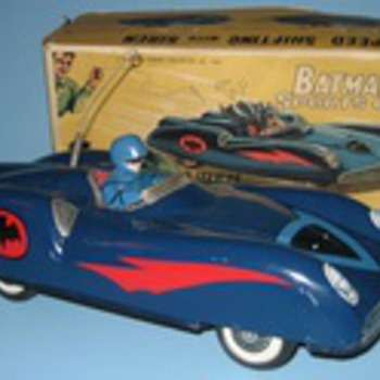 Vintage Batman Alps Sports Car with Box - Toys