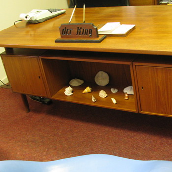 Teak Executive Desk - Office