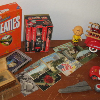 My toys and postcards