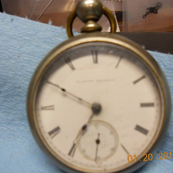pocket watch from illinios watch co.  1878-1884 says SENATOR-CINCINNATE on inside of movement - Pocket Watches