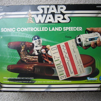 1978 Star Wars Sonic Controlled Land Speeder With Box