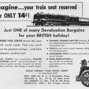 1951 - British Railways Advertisements
