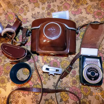 1960/1-agfa ambi sillette 35mm rangefinder camera. - Cameras