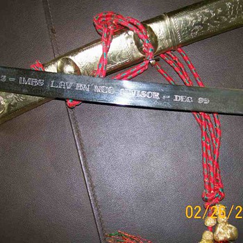 Saudi Arabian 1995 presentation sword  - Military and Wartime