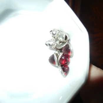 Glass buttons from 1930's wedding outfit - Sewing
