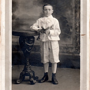Boy with book - Photographs