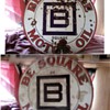 B square oil sign