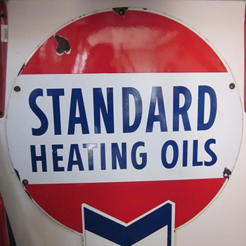 Standard Heating Oils Porcelain Sign