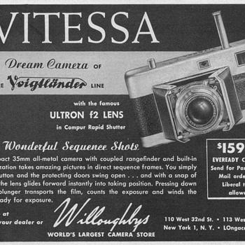 1952 - Voigtlander Camera Advertisement
