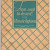 1928 - Minute Tapioca Recipe Book