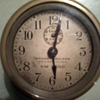 Beautiful little American rim-wind clock. - Clocks