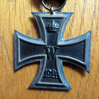 WWI German Iron Cross with original ribbon