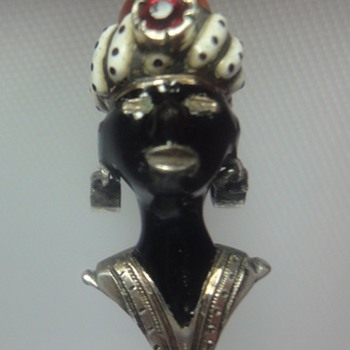 BLACKAMOOR STICK PIN  - Fine Jewelry