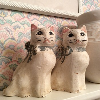 Chalkware Cats - Animals