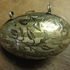 Georgian/Victorian chatelaine rosary egg box or timber holder