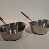PAIR OF BRANDY POTS/WARMERS