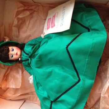 Madame Alexander Doll - Scarlett in Green Dress