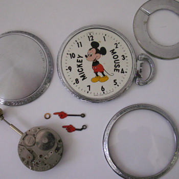 Mickey parts pocket watch