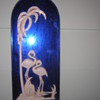 Flamingo cobalt mirror 