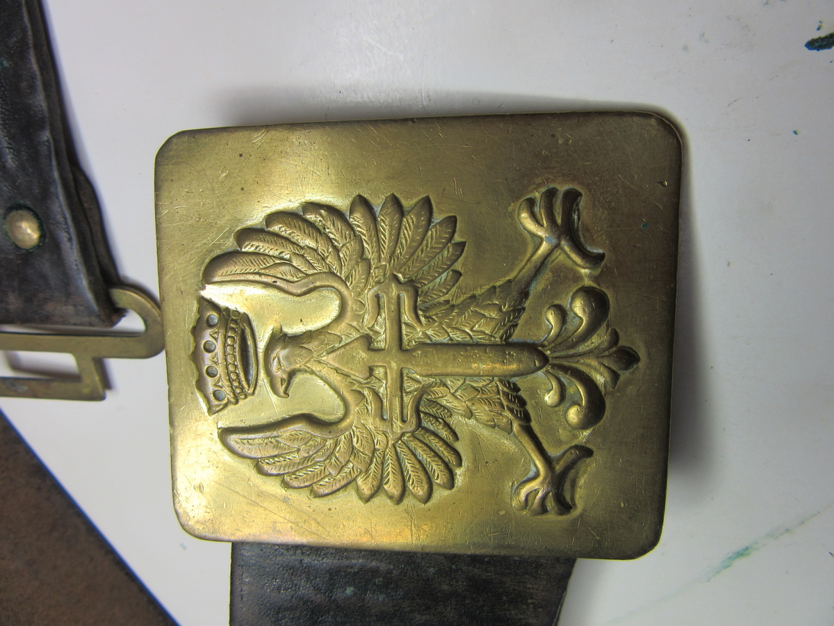 WW1 Polish or Russian Belt Buckle Collectors Weekly