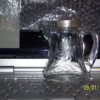 Heisey syrup jug 100 years old - Victorian Era