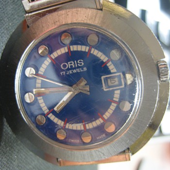 Can you help me? Oris 17 Jewels Stainless Steel with Blue Dial