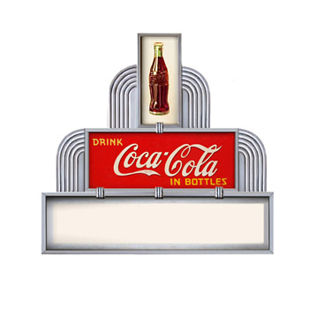 How the 1938 bottle sign was used - Coca-Cola