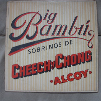 cheech and chong big bambu with rolling paper still with it