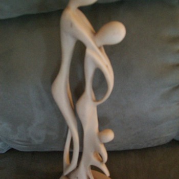 Mum,Dad, and child? - Art Pottery