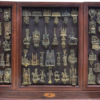 Some of my antique brass door knocker collection - Victorian Era